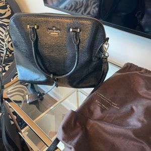 Kate Spade black leather purse